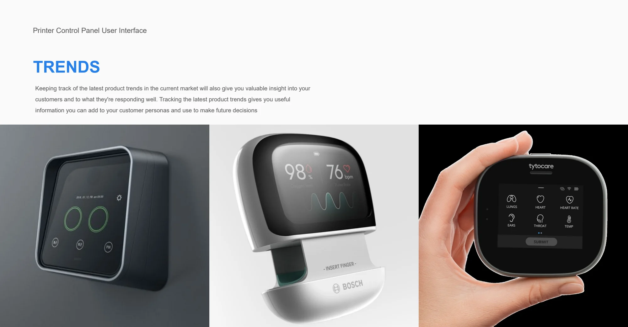 Trend exploration — original magic touch panel project material