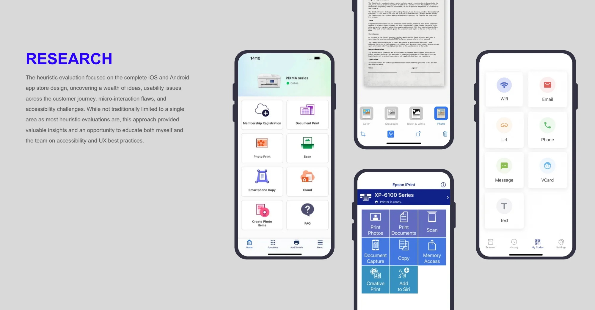 Heuristic evaluation — original remote control ui project material